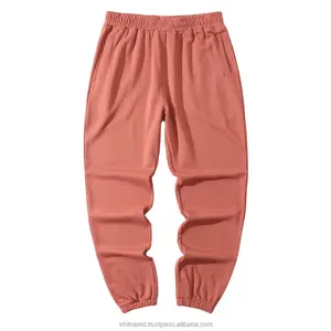 OEM sonbahar Unisex Sweatspants açık eğlence Jogger eşofman altları 100% pamuk boş kargo pantolon Streetwear