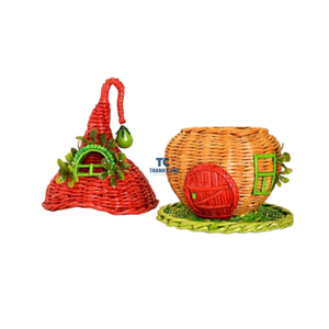 Decoración de Halloween Cestas de calabaza de ratán y producto de colección de Halloween Decoraciones de otoño Superventas - Product Image 6