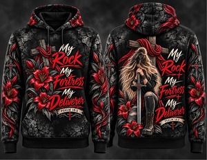 Sweat-shirt à capuche unisexe d'hiver imprimé en 3D, impression numérique, respirant, en polaire polyester, design personnalisé OEM - Product Image 2