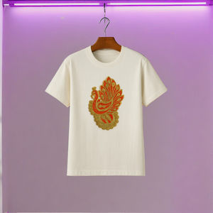 Nuevo último diseñador bordado Animal Motif Tops para moda casual Golden Deer con patrón floral Casual Wear Party Wear - Product Image 2