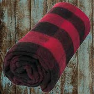 Harshit International's Bunkhouse Manta de lana a cuadros 66x90 pulgadas Rojo Negro Patrón de búfalo Tejido para cama 4,5 Lbs - Product Image 6