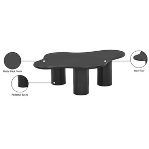 Mesa de Centro Moderna y Ecológica de Metal para Sala de Estar, Mueble para el Hogar de Forma Irregular - Product Image 5
