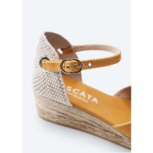 Pubol in tela in edizione limitata espadrillas sandali Premium con elegante Design a zeppa - Product Image 4