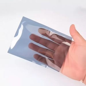 Bolsas de protección antiestática plateadas grises resellables con cierre zip ESD para electrónica, PCB, reacondicionamiento de portátiles y reciclaje. - Product Image 1