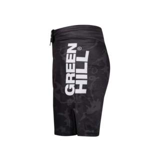 Pantalones Cortos de MMA Blancos de Diseño Personalizado GREEN HILL, Ropa de Poliéster Elástico para Grappling y BJJ para Gimnasio, Sublimados (10547) - Product Image 6
