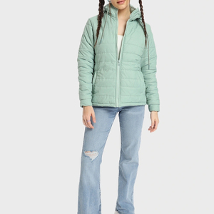 Women Lightweight And Breathable Regular Fit Puffer Jacket OEM ODM Serviced Customized Made Women Puffer Jacket - Product Image 3