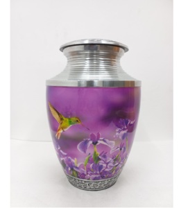 Highest Quality Aluminium Keepsake Cremation <b>Urns</b> Unique Funeral Metal <b>Urns</b> <b>for</b> Human <b>Ashes</b> - Product Image 4