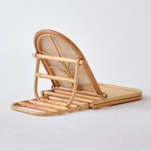 Chaise de plage pliable à assise basse, chaises en rotin tressées à la main pour la détente en plein air, vente en gros - Product Image 6