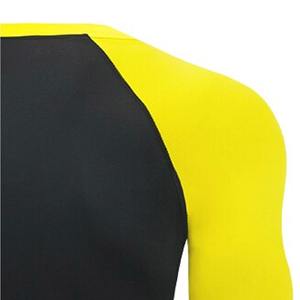 Mangas largas para hombre con ropa de compresión de secado rápido Gimnasio Estilo deportivo Proveedor de material de tela Rash Guard - Product Image 5
