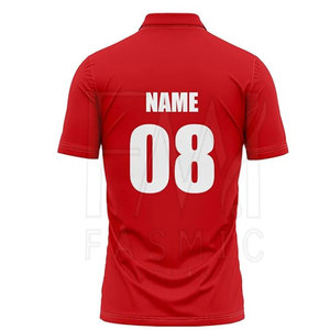 เสื้อโปโลสำหรับผู้ชายเสื้อกีฬาสำหรับเล่นคริกเก็ตพิมพ์ลายสีออกแบบได้ตามต้องการ - Product Image 3