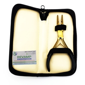 Outil de coiffure de trame de dissolvant de perles de Microlink professionnel pince d'extension de cheveux en acier inoxydable pour les extensions de cheveux de bricolage - Product Image 5