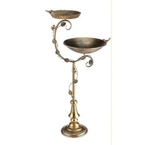 อ่างอาบน้ํานกดีไซน์ระดับพรีเมียม ขาตั้งให้อาหารนกโลหะคุณภาพเยี่ยมใช้สําหรับตกแต่งลานด้านนอกจํานวนมาก - Product Image 3