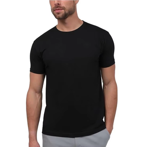<b>Mens</b> T-Shirt With Logo Short Sleeve Crew Neck Soft Fitted Basic <b>Tshirts</b> - Product Image 1