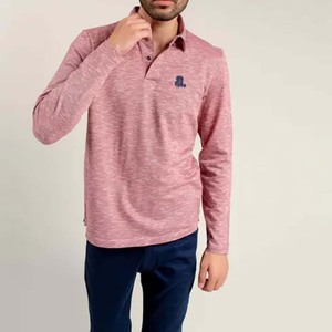 Camiseta Informal de Fibra de Bambú Transpirable para Hombre con Logotipo Personalizado, con Dos Botones y Estampado Personalizado en Tela Jersey - Product Image 1