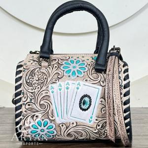 Sac de voyage Speedy en cuir artisanal personnalisé pour femmes avec poignée supérieure, sac de voyage de luxe durable et petit pour les affaires et les loisirs - Product Image 1