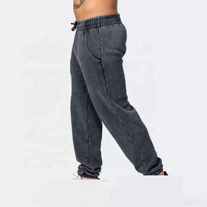 กางเกงจ็อกเกอร์ลำลองผู้ชาย ล้างสีแบบแอซิด หลายกระเป๋า บริการ OEM ทรงปกติ ผ้าแคนวาส ผ้าไม่ถักทอ ผ้าฝ้าย 100% ย้อมสีพื้น สไตล์สตรีทแวร์ - Product Image 3