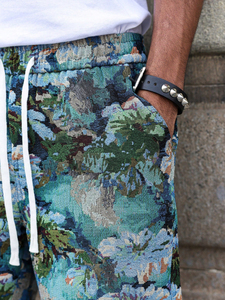 Short à sublimation Offre Spéciale Streetwear d'été avec logo personnalisé Short pour homme à cordon de serrage respirant avec impression rapide par sublimation - Product Image 2