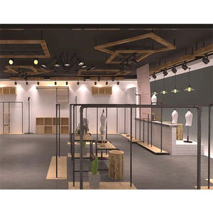 Vente en gros de meubles de <span class=keywords><strong>magasin</strong></span> de vêtements au détail Étagère de présentation murale Étagère pour boutique décoration de <span class=keywords><strong>magasin</strong></span> de vêtements pour femmes - Product Image 4