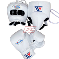 Set de Boxeo Premium: Guantes de Cuero, Protector de Cabeza, Protector Inguinal, Elástico, de Secado Rápido, Transpirable, Absorbe la Humedad, con Cordones