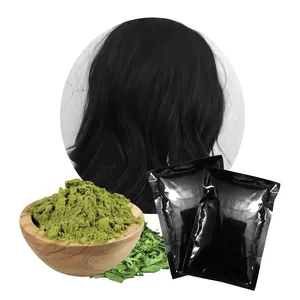 Chemical Free Herbal Black Henna Powder Hair Color Best Selling Products 100% Organic Black Henna Powder Herbal Soft Black