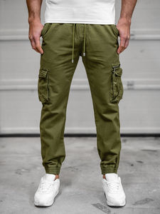 Pantalon Homme Léger en Coton Lavé – Confortable, Décontracté, Idéal Travail et Voyage, Élégant - Product Image 2