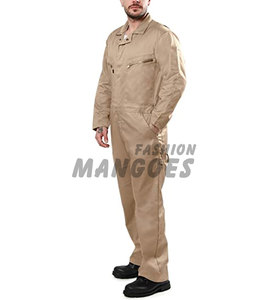 Premium Quality Cotton Blend Long Sleeve Unisex Coverall Customized Color Logo Silk Screen Printed Adult Genuine Leather - Product Image 2