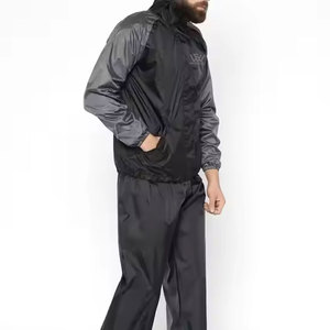 Chándales cortavientos ligeros de diseño personalizado Chándales cortavientos de color sólido - Product Image 3