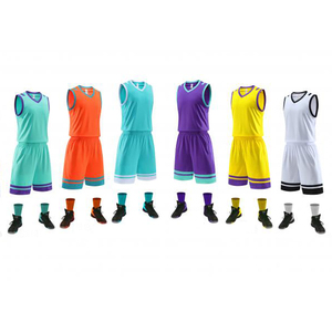 Maillot de basket-ball personnalisé respirant grande taille ensemble XS modèle avec logo imprimé prix de gros vêtements de basket-ball - Product Image 6