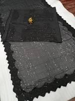 Robe de soirée spéciale, couleur noire époustouflante, look moderne et élégant, robe de mariée avec imprimés numériques, prête pour l'été
