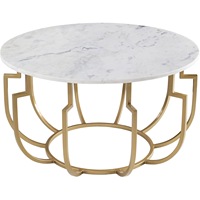 Table basse boule dorée de luxe pour salon Tables modernes dernier style à l'allure de luxe Table centrale écologique au prix de gros