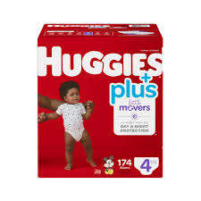 Huggies PLUS ผ้าอ้อม, ขนาด4, นับ174 - Product Image 2
