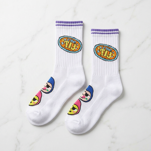 Korean Made Custom Cushioned Kids Crew <b>Socks</b> Dry Fit Comfort <b>Socks</b> for Children Outdoor Sports Running Skateboarding - Product Image 1