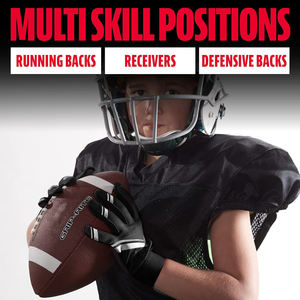 Produit chaud Gants récepteurs de sport antidérapants confortables Poignées Meilleure performance Fermeture avec logo personnalisé pour les joueurs de football - Product Image 3