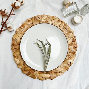 Manteles individuales de jacinto de agua tejidos a precio de fábrica para accesorios de mesa de boda - Product Image 5