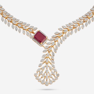 Zircon Bridal Necklace Elegant <b>Wedding</b> <b>Accessory</b> - Product Image 5
