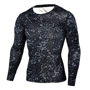 Protection contre les éruptions cutanées pour hommes, en Polyester Spandex, personnalisé, Gym, Fitness, séchage rapide, sublimation, imprimé UPF, protection contre les éruptions cutanées, toutes tailles - Product Image 4