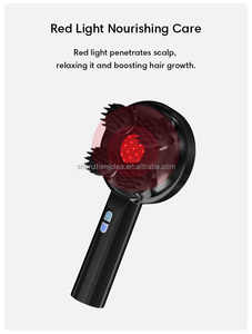 電動頭皮マッサージャーヘッド不眠症治療を実施睡眠脳赤信号育毛を改善 - Product Image 3