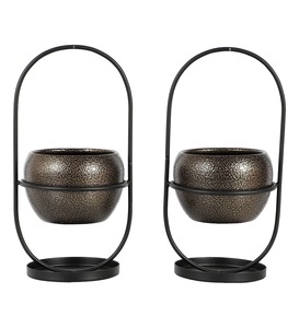 Maceteros de Metal hechos a mano exclusivos diseños colgantes de moda para balcón y sala de estar nueva condición maceta decoración del hogar - Product Image 2