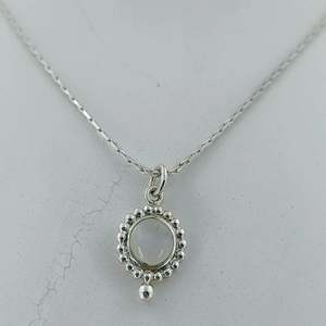 Navya Craft Rainbow Moonstone 925 Sterling Silver for Women Boho Chains for Birthday Wedding Marriage Great Gift for <b>Wives</b> - Product Image 3