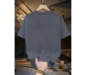 T-shirt à broderie personnalisée pour hommes T-shirt à logo brodé élégant en coton d'apparence de qualité supérieure - Product Image 2