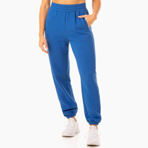 Pantalon de survêtement en molleton de coton de haute qualité pour femmes nouveau Design pantalon de survêtement Baggy grande taille cordon ample pour les adultes de Fitness de printemps - Product Image 3
