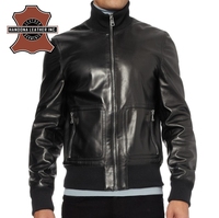 Veste en cuir d'hiver pour hommes grande taille manteau de motard de style coréen décoration de fourrure de mouton tissu polyester imperméable cavaliers chevronnés