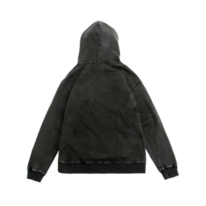 <b>Men</b> Acid Wash <b>Hoodie</b> 100% Cotton Distressed Acid Wash <b>Hoodie</b> Heavyweight Vintage Boxy Hoodies <b>Men</b> - Product Image 2