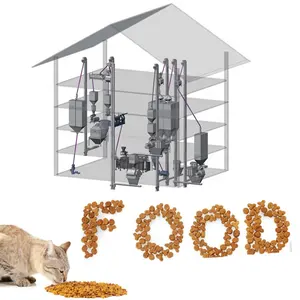 Efficient Dog Biscuits Making Machine Pet Food Production Line