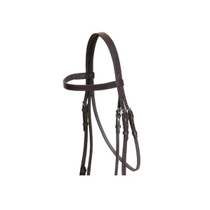 Bridon de cheval en cuir noir de qualité supérieure, vente chaude, accessoires d'équitation de qualité supérieure, vente en gros, fabricant indien - Product Image 2