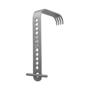 Retractores para uso médico Retractor de cadera hoja larga estándar curvada Plana 1 "* 4", 8 "mango Reutilizable Acero inoxidable quirúrgico de EE. UU. - Product Image 4