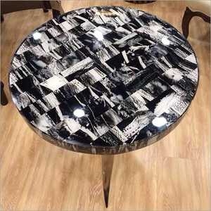 Mesa de Centro Moderna con Base de Cuerno y Marco Elegante para Interiores Minimalistas, Mesa de Centro Premium de Cuerno de Vaca - Product Image 5