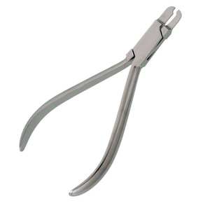 Pince orthodontique manuelle Astrin à trois pointes en acier inoxydable chirurgical, instrument de pliage et de façonnage de fils dentaires, certifiée MOL - Product Image 1