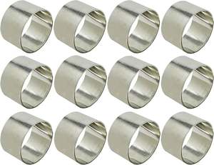 Ronds de serviette en métal Elegance au clair de lune pour occasions spéciales - Product Image 2