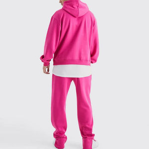 Survêtements d'hiver pour hommes de qualité supérieure 2025, nouvelle mode, vente en gros, couleur unie personnalisée, 100% polyester polaire unisexe - Product Image 2